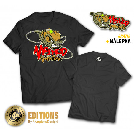 rybarske-tricko-4anglersdesign-method-feeder-maniac-predna-strana