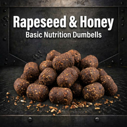 rapeseed-honey-basic-nutrition-dumbells-20mm-5kg-carpmaster-limitovana-edicia
