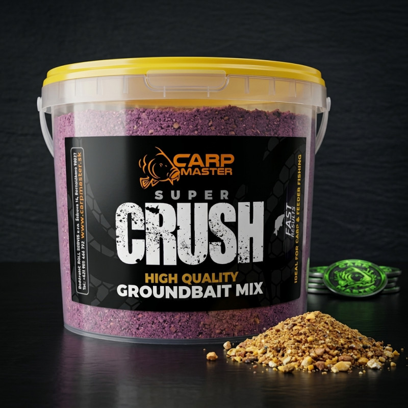 Groundbait Super Crush Púpava & Zázvor – Hrubozrnná zmes 5 kg