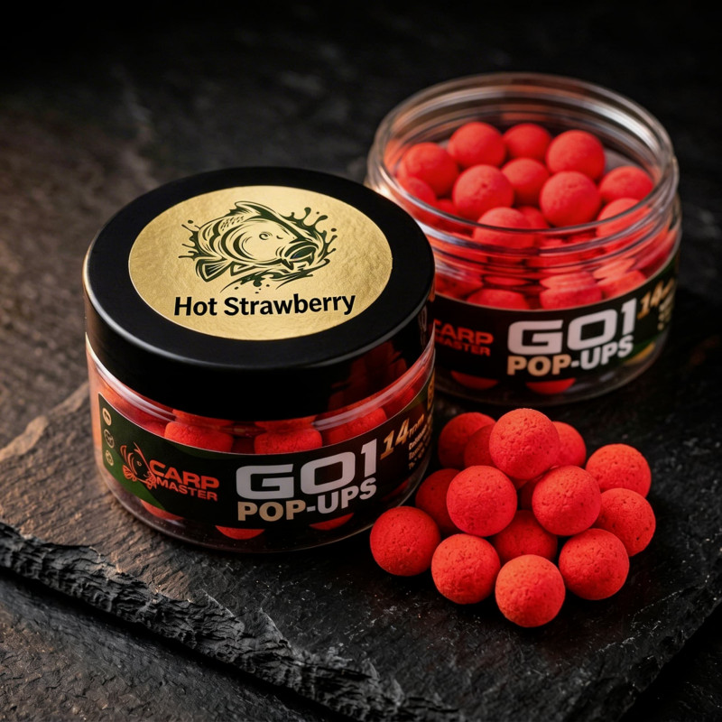 reflexne-cervene-plavajuce-boilies-carpmaster-go1-pop-up-visual-hot-strawberry-14mm