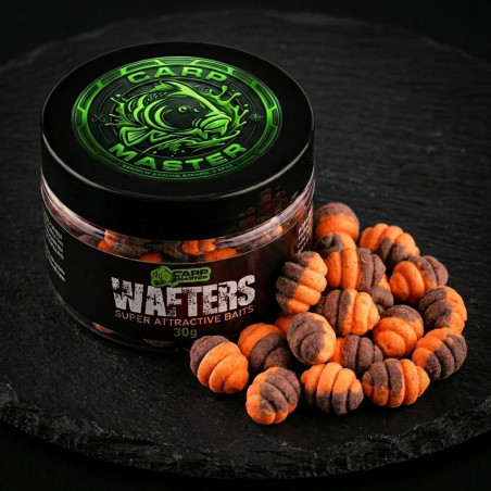dvojfarebne-neutralne-vyvazene-wafters-carpmaster-go1-duo-snail-krill-pomaranc-tvar-slimaka