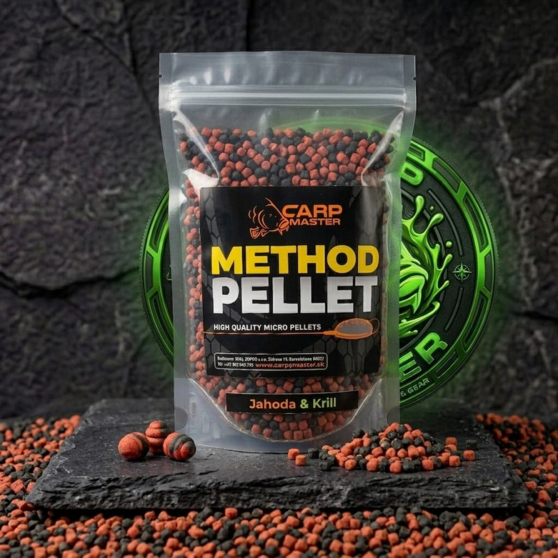 method-feeder-pelety-jahoda-krill-1kg-cerveno-cierny-mix-krmivo