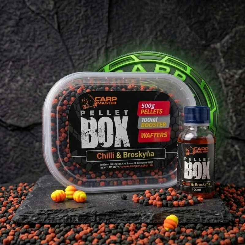 method-pellet-box-chilli-broskyna-500g-cierno-cerveny-mix-pelety-booster-wafters