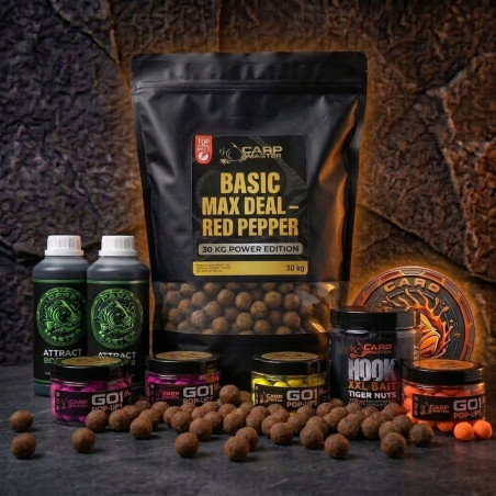 max-deal-red-pepper-30kg-boilies-set-power-edition-black-tigernut