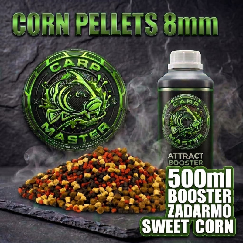 kukuricne-pelety-8mm-mix-500ml-booster-sweet-corn-carpmaster